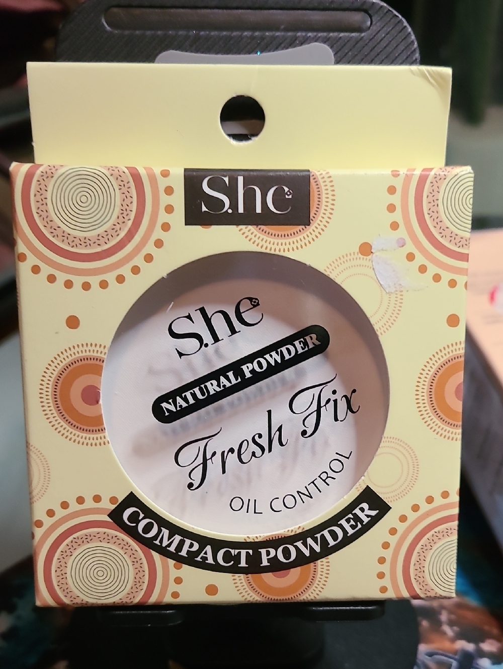 She Fresh Fix Natural Compact Powder - Oil Control (Cream)